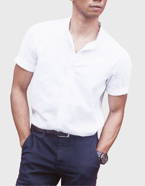 ベーシックコットンシャツ