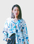 フルイドプリントシャツ