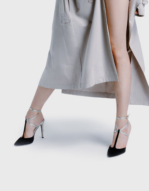 レザーハイヒールシューズ