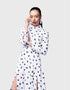ドットプリントワンピース