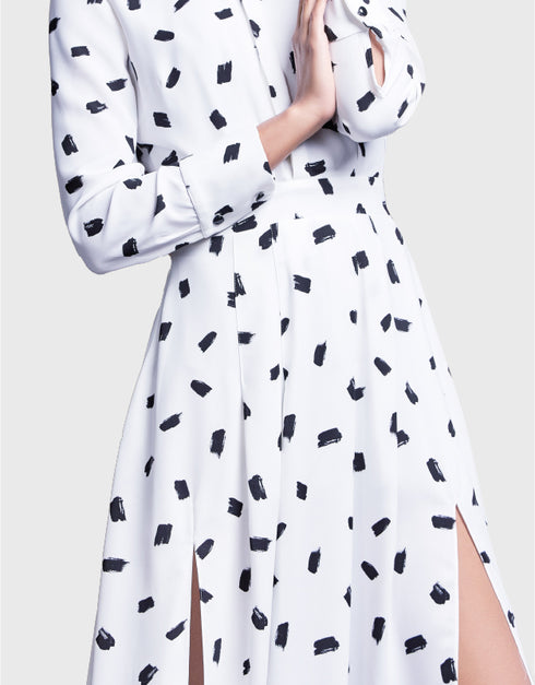 ドットプリントワンピース