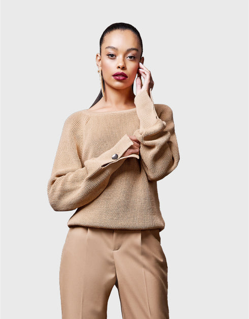 カシミアタッチニット