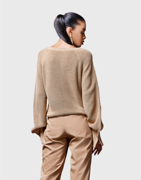 カシミアタッチニット