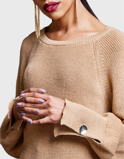 カシミアタッチニット