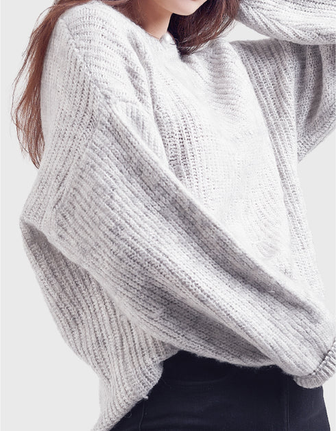 カシミアタッチニット