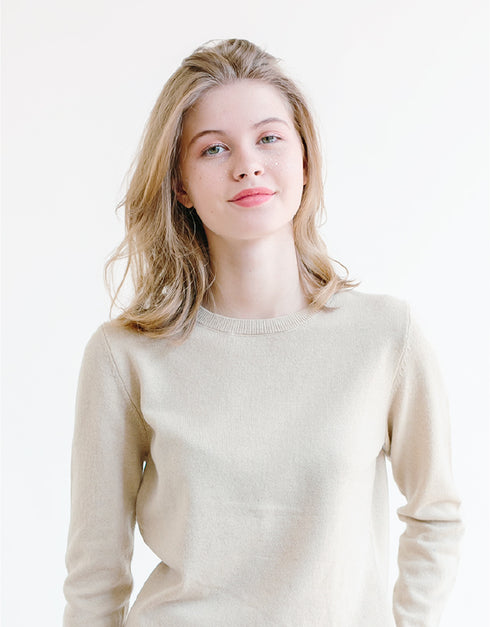 カシミアタッチニット