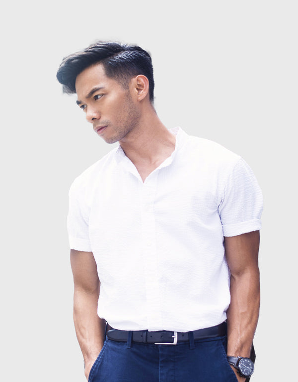 べーシックコットンシャツ