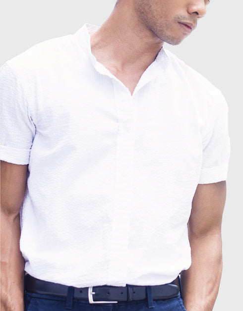 べーシックコットンシャツ